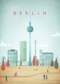 Berlin Germany Minimalist Travel Poster