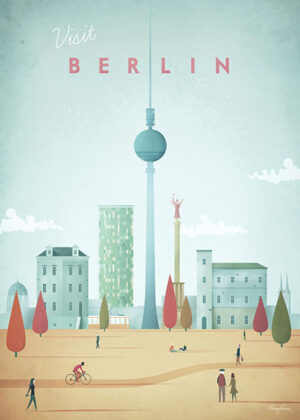 Berlin Germany Minimalist Travel Poster