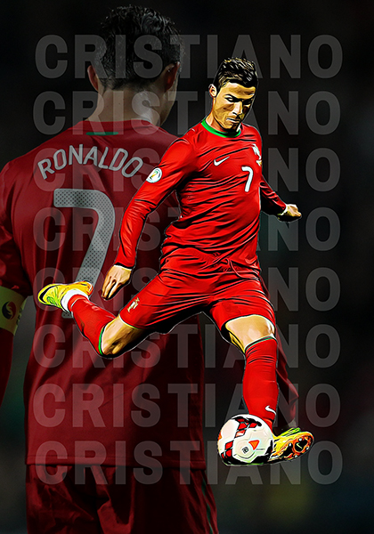 Christiano Ronaldo Poster