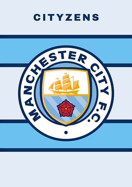 Cityzens Manchester City Fc Premium Poster