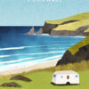 Cornwall South West England Minimalist Travel Poster