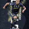 Cristiano Ronaldo Juventus Dark Blue Poster