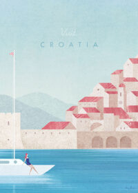 Croatia Minimalist Travel Poster