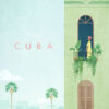 Cuba Minimalist Travel Poster