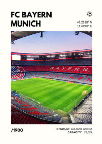 Fc Bayern Munich Stadium Poster