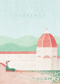 Florence Italy Minimalist Travel Poster