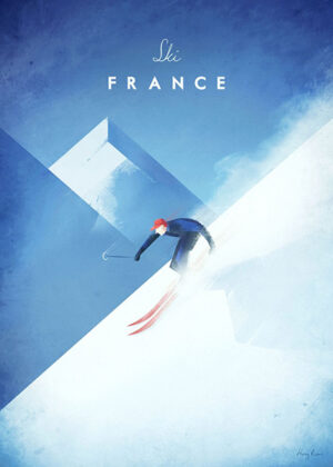 France Minimalist Travel Poster