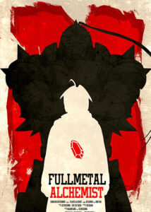 Fullmetal Alchemist Brotherhood Minimalist Poster