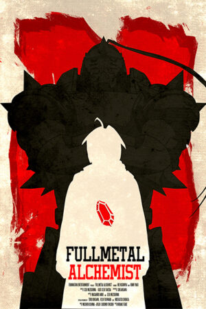 Fullmetal Alchemist Brotherhood Minimalist Poster