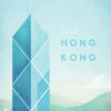 Honk Kong Minimalist Travel Poster