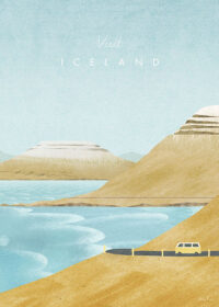 Iceland Minimalist Travel Poster