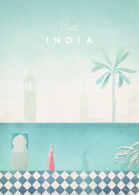 India Minimalist Travel Poster