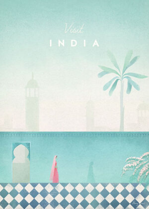 India Minimalist Travel Poster