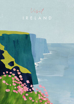 Ireland Minimalist Travel Poster