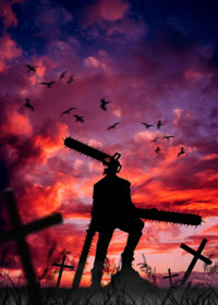 Massacre Chainsaw Man Poster