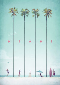 Miami United States Of America Minimalist Travel Poster