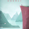 Norway Minimalist Travel Poster