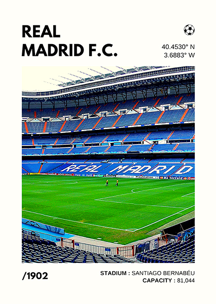 Real Madrid Stadium Poster