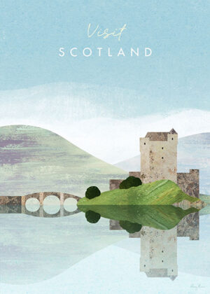 Scotland Minimalist Travel Poster