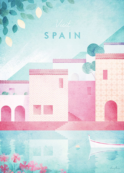 Spain Minimalist Travel Poster