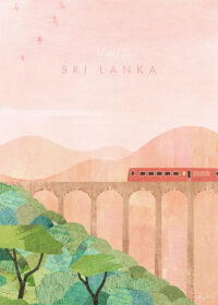 Sri Lanka Minimalist Travel Poster