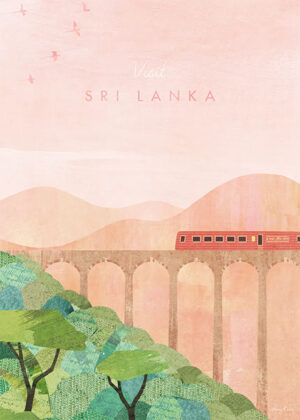 Sri Lanka Minimalist Travel Poster