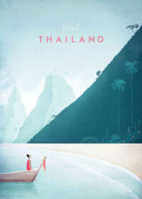 Thailand Minimalist Travel Poster