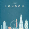 London Minimalist Travel Poster