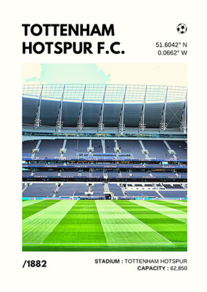 Tottenham Hotspur Fc Stadium Poster