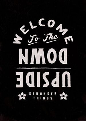 Welcome To The Upside Down Poster