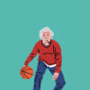 Balling Einstein Basketball Sports Poster