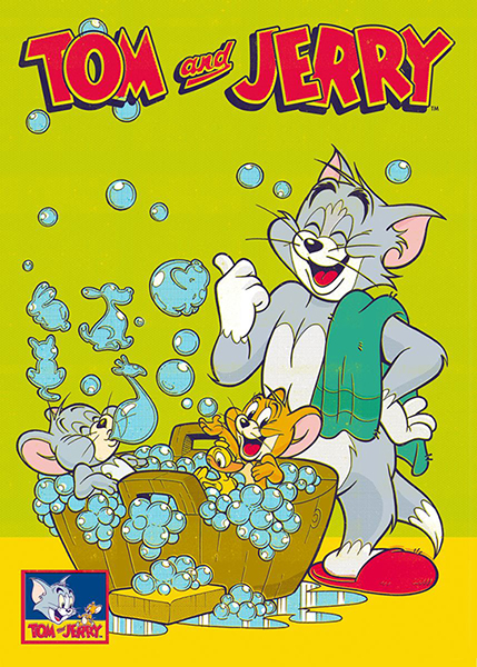 Bubble Bath Tom And Jerry Poster