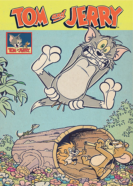 Butt Pinch Tom And Jerry Poster