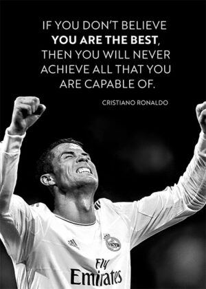 Cristiano Ronaldo Football Sports Inspirational Poster