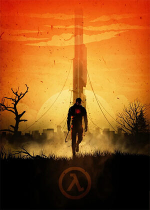 Half Life Gordon Gaming Poster