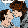 I Love You Star Wars Popart Poster