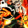 Katsuki Bakugo Mha Japanese Anime Poster