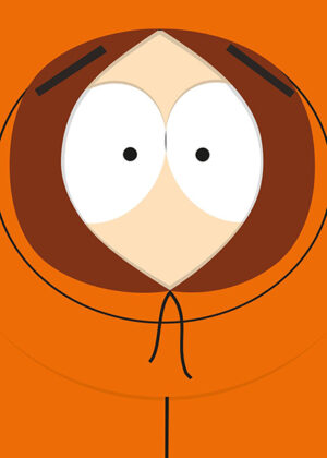 Kenny Close Up South Park Poster