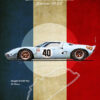 Le Mans Sports Car Poster