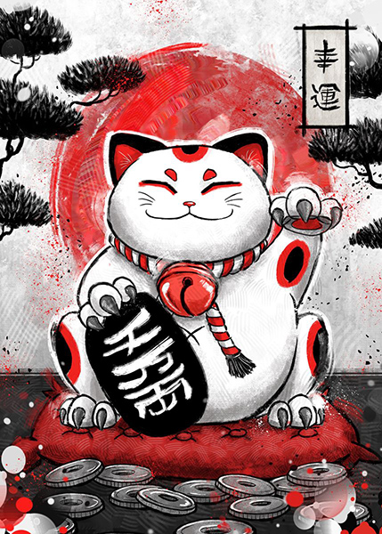 Lucky Cat Poster