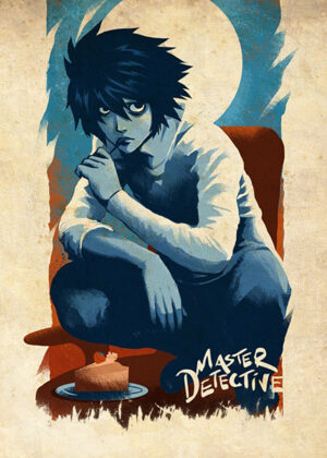 Master Detective Death Note Anime Poster