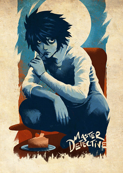 Master Detective Death Note Anime Poster