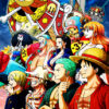 Nakama One Piece Anime Poster