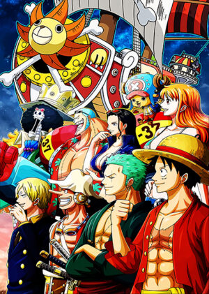 Nakama One Piece Anime Poster