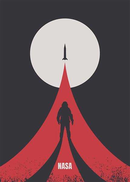 Nasa Minimalistic Poster