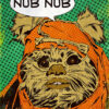 Nub Nub Star Wars Popart Poster