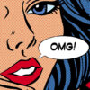 Oh My God Comics Pop Art Poster