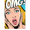 Omg Comics Pop Art Poster