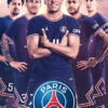 Paris Saint Germain Mbappe Squad Football Sports Poster