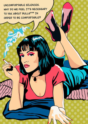 Pulp Fiction Retro Comics Pop Art Poster